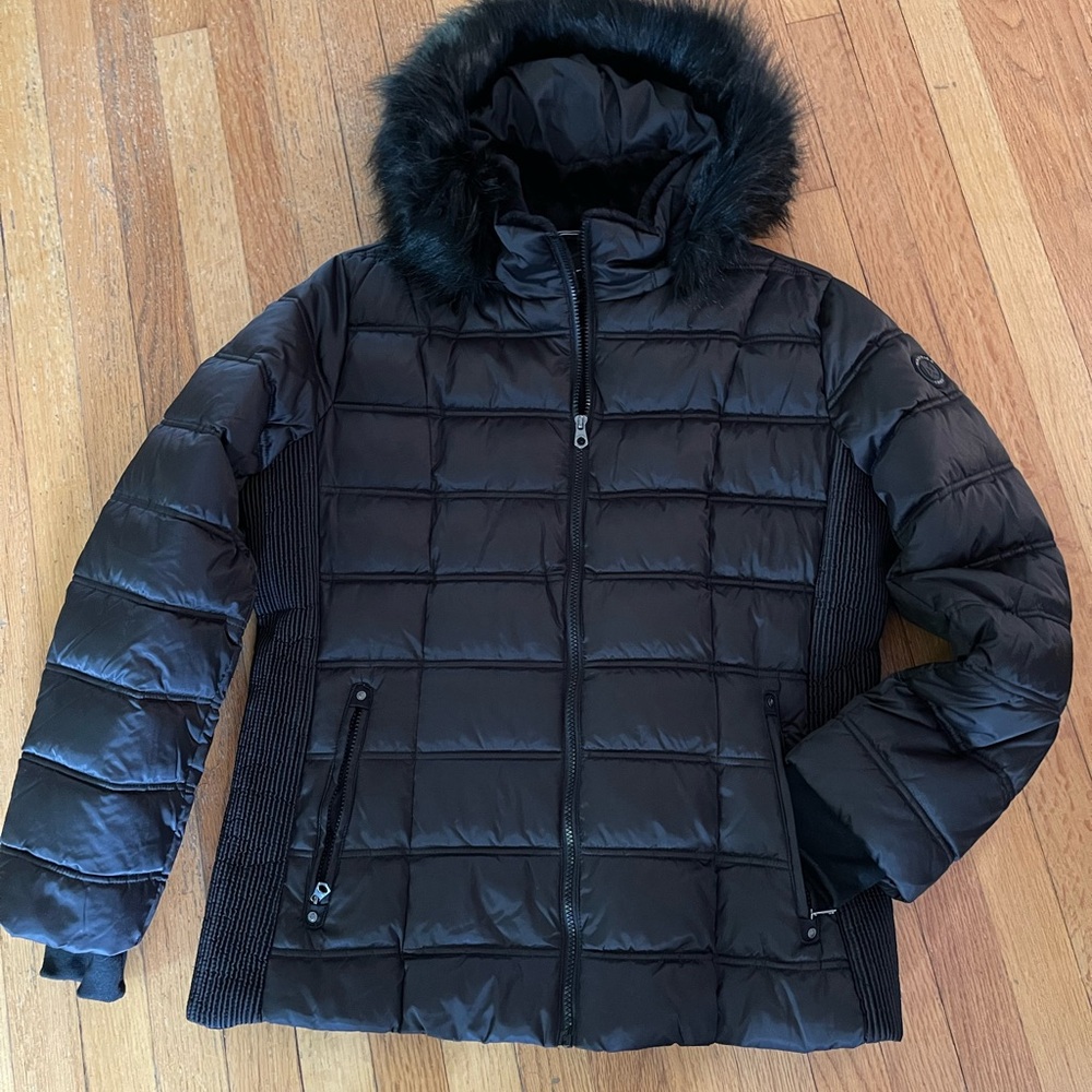 BONUS! NAUTICA winter puffer-style jacket. Detach. Hood w/faux fur trim. NWOT